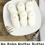 No Bake Nutter butter Ghost Cookies