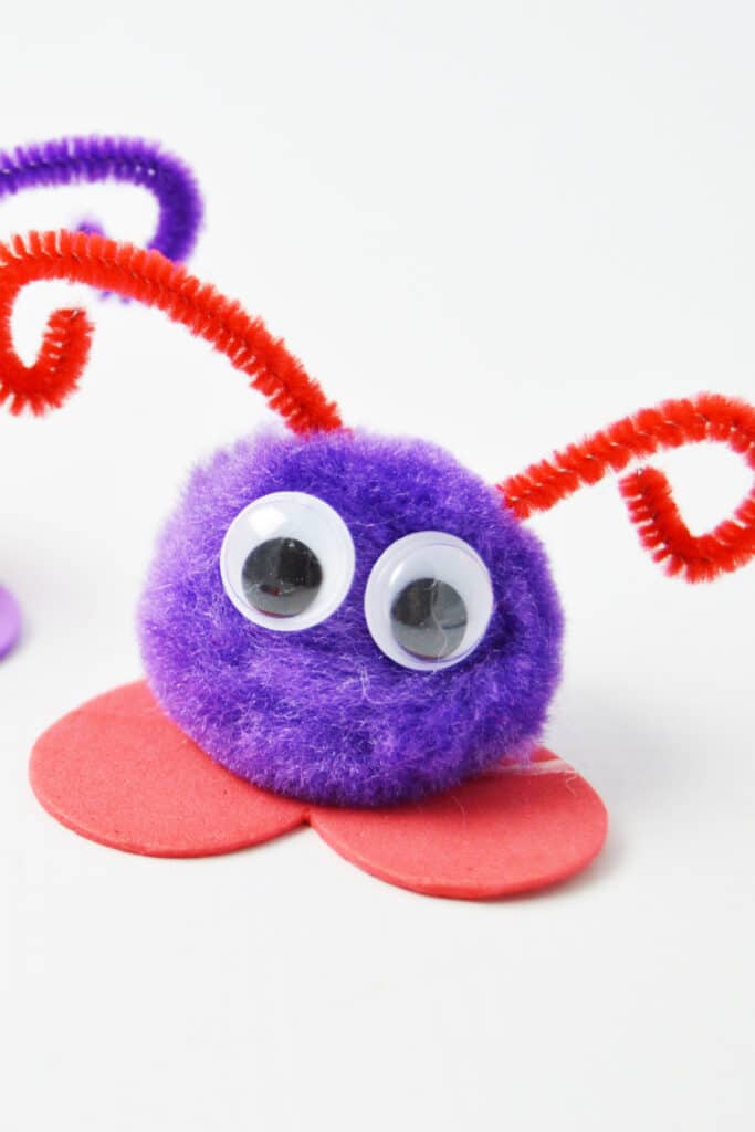 Valentines day love bug - completed craft