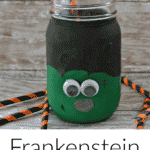 Frankenstein mason jar cup