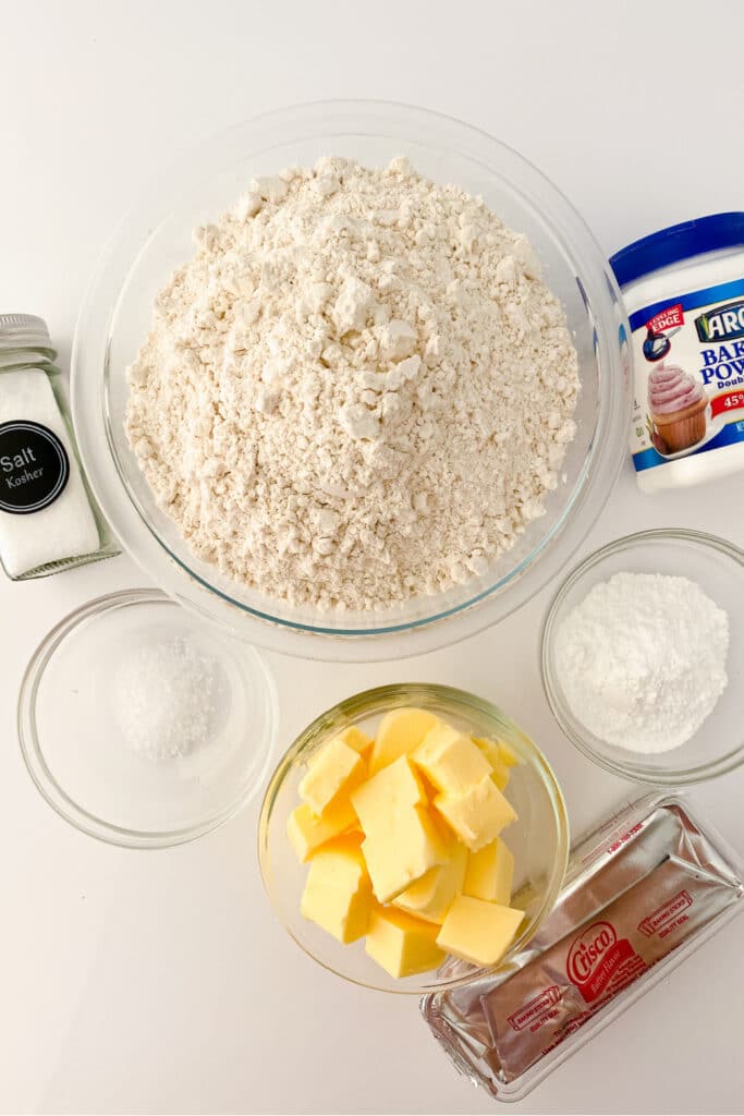 Ingredients for Homemade Bisquick