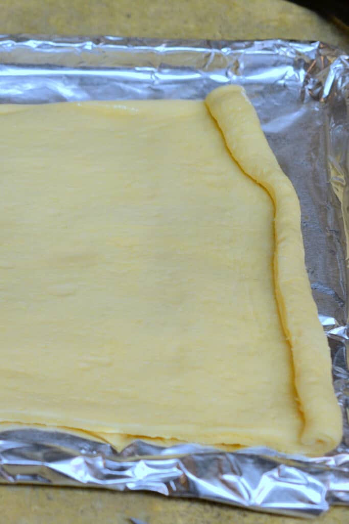Rolling out dough