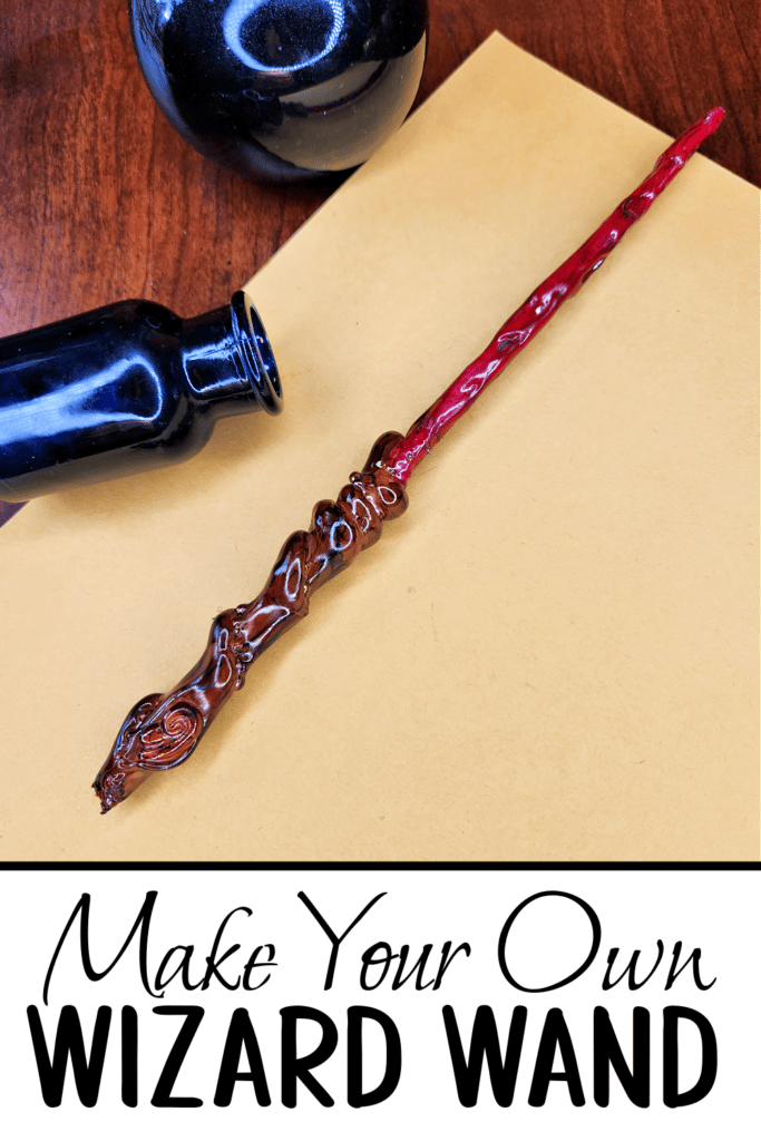 Wizard Wand Made from Chopstick - homemade Harry Potter Wizard Wand for kids