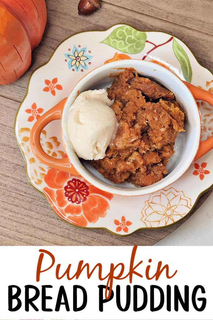 pumpkin bread pudding