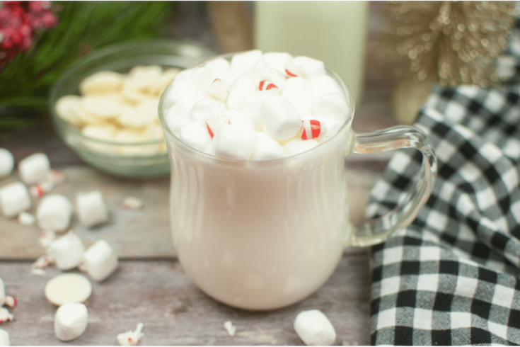 3 ingredient white hot chocolate