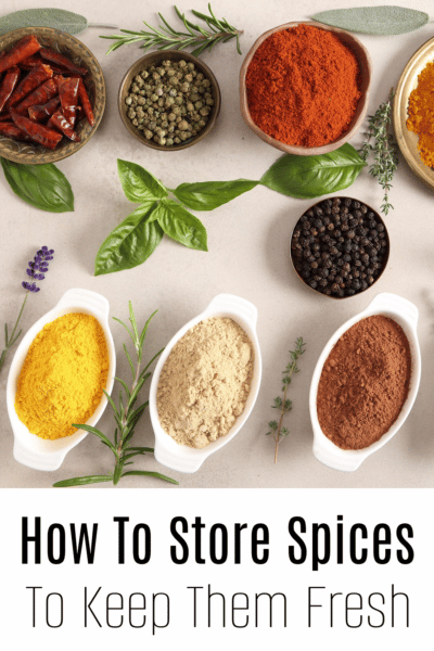 How to store spices to keep them fresh