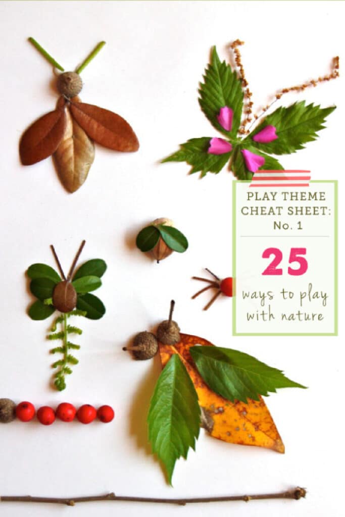 Leaf bugs creative craft with leaves