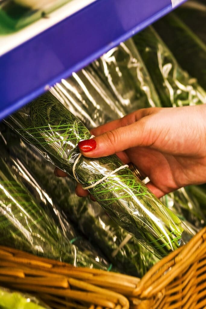 buying fresh herbs
