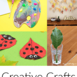 creative crafts made from leaves