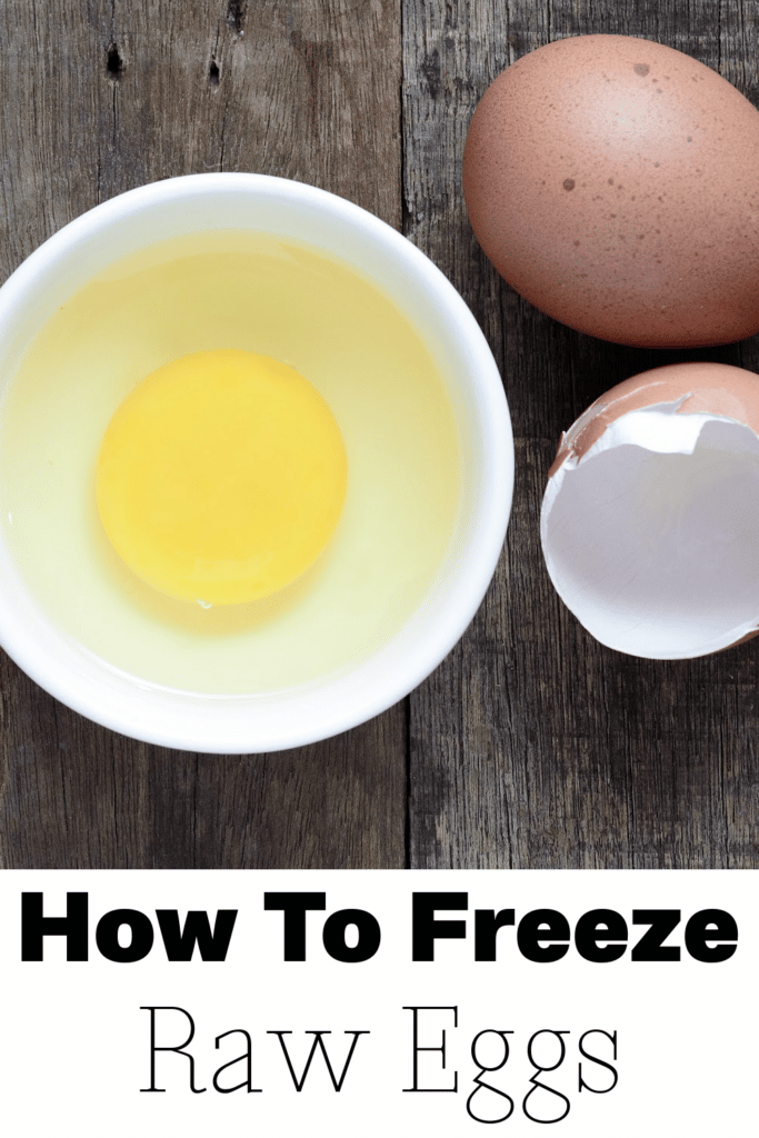 how to freeze raw eggs