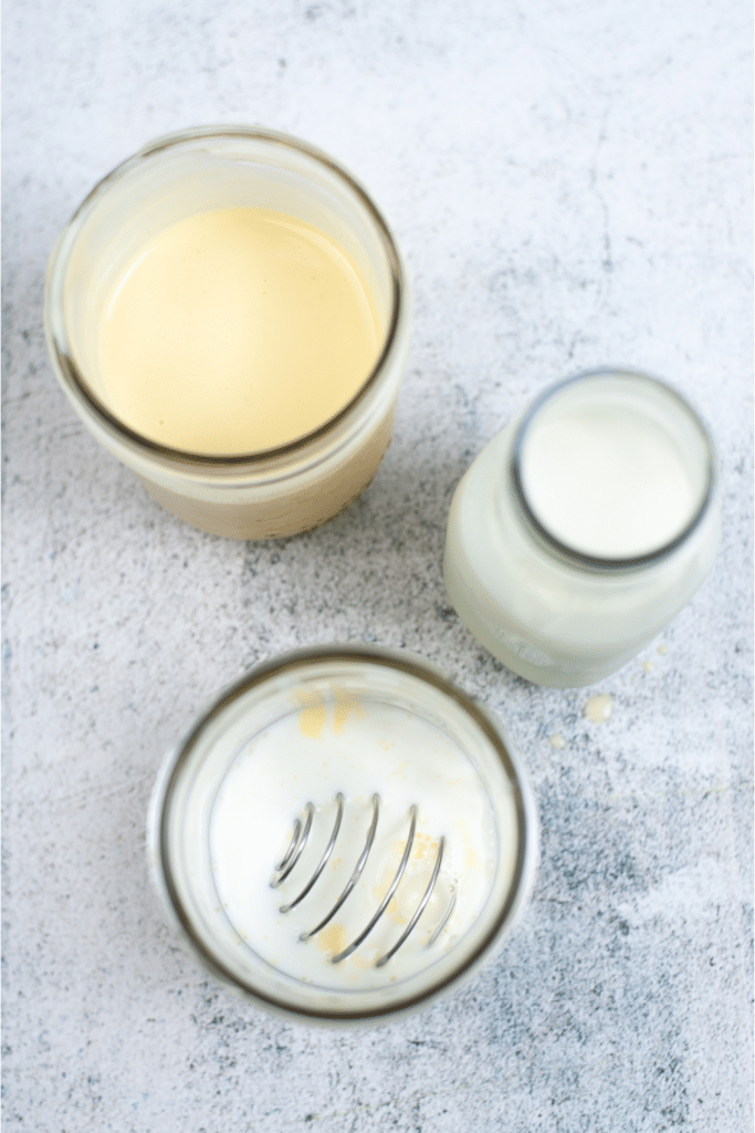 Creating eggnog latte