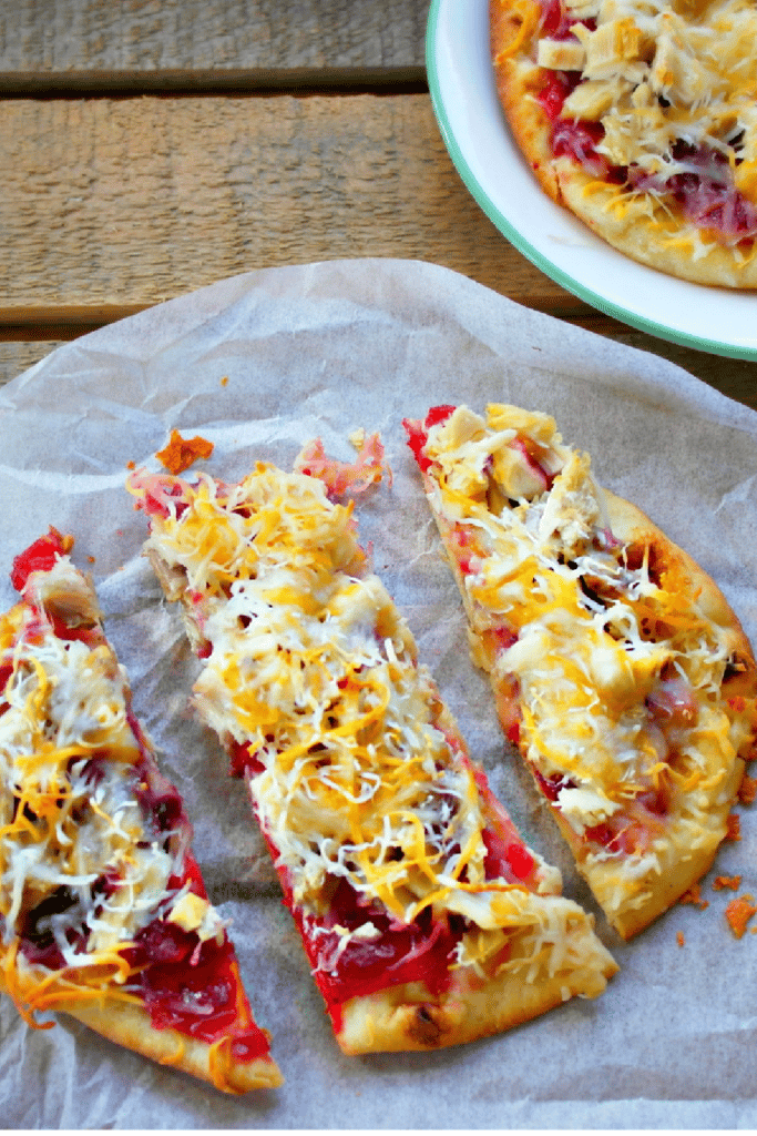 Turkey Cranberry Flatbread