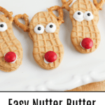 easy nutter butter reindeer cookies
