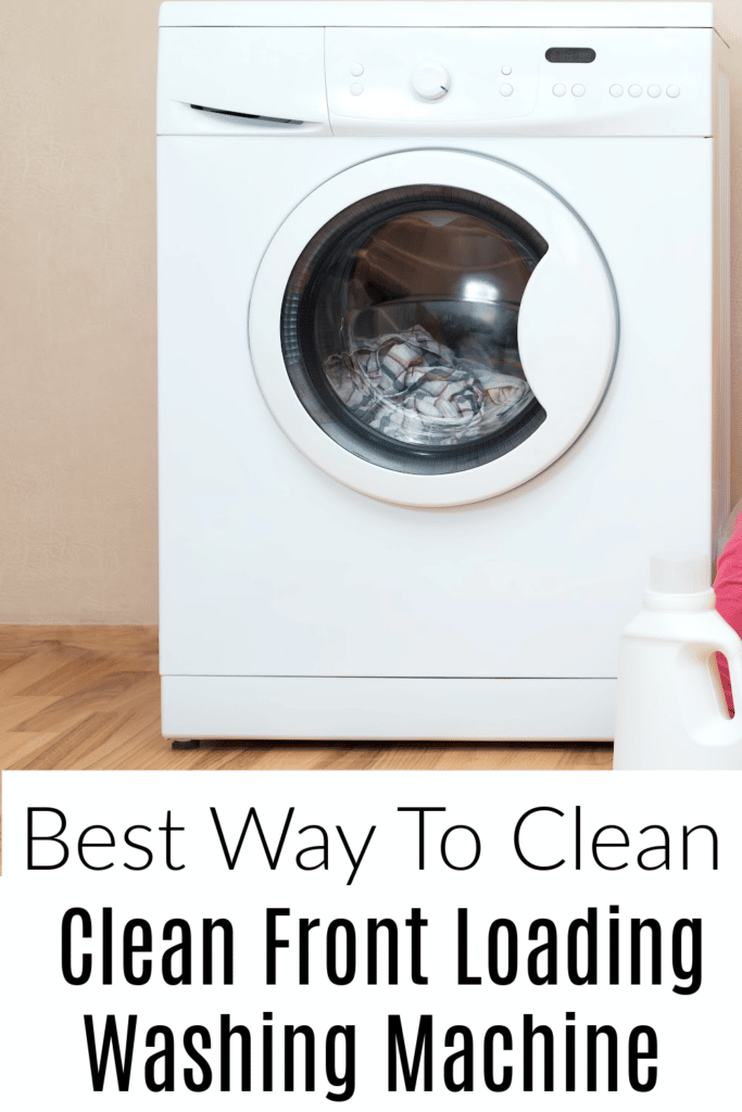best way to clean front loading washing machine - pictured front loading washing machine