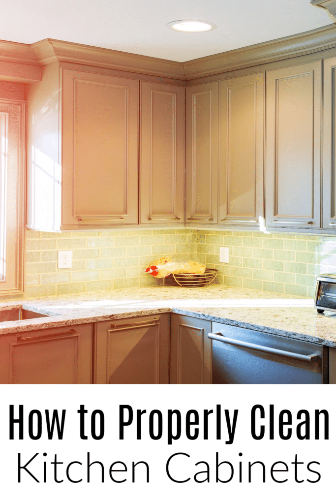 how to clean kitchen cabinets - picture clean and organized kitchen