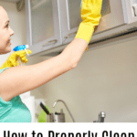 how to clean kitchen cabinets