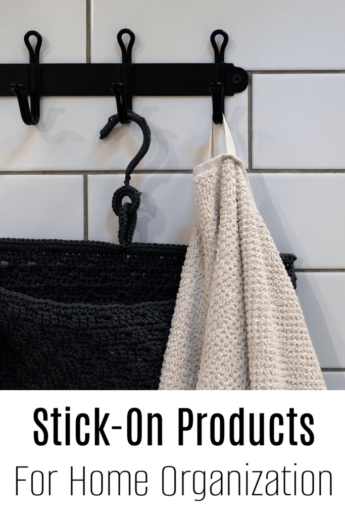 stick on products for home organization - pictured wall organizer