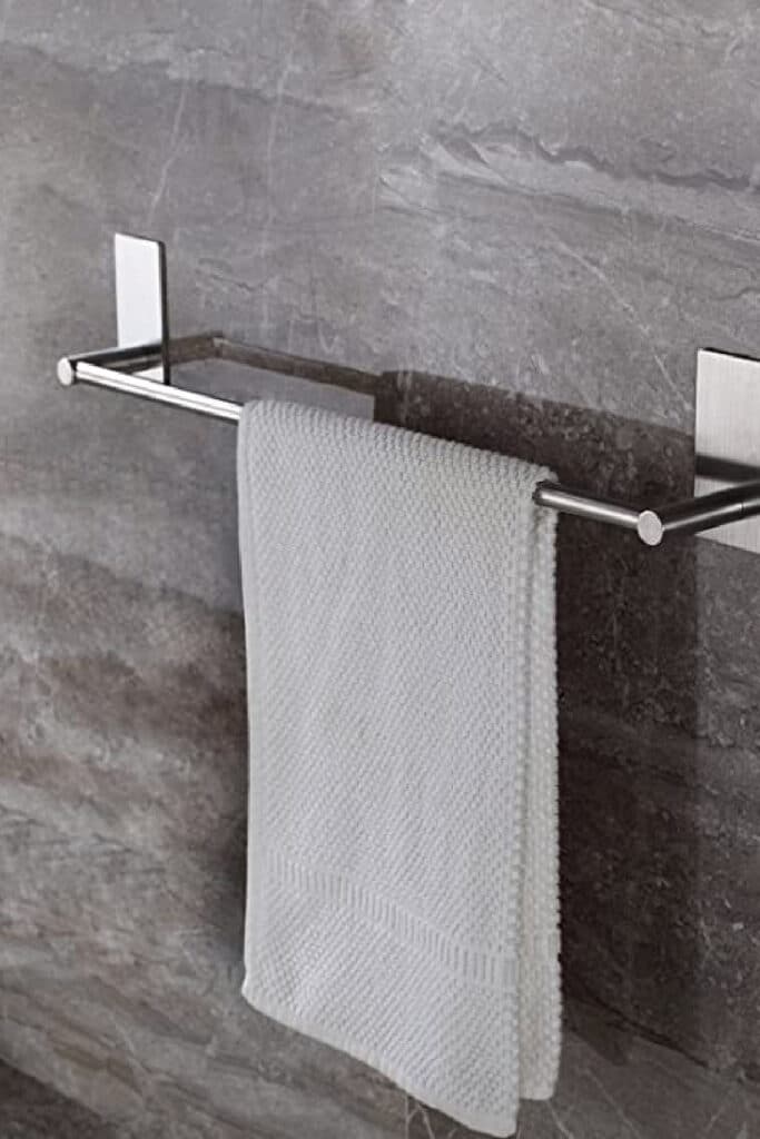 stick on towel holder for bathroom or kitchen