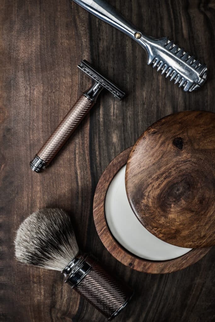 razors in bathroom