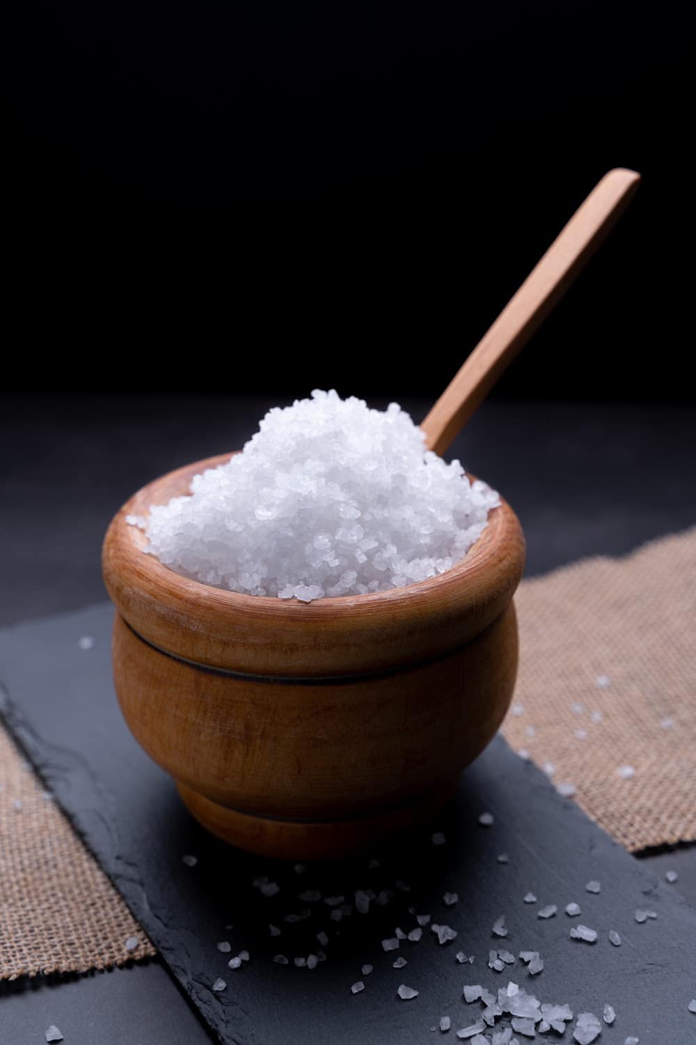 salt in small bowl