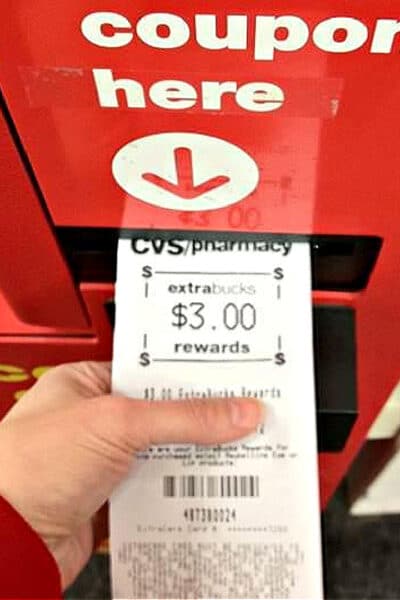 shopping with coupons at cvs