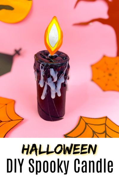 Halloween DIY Spooky Candle