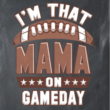 I am that mama on gameday journal