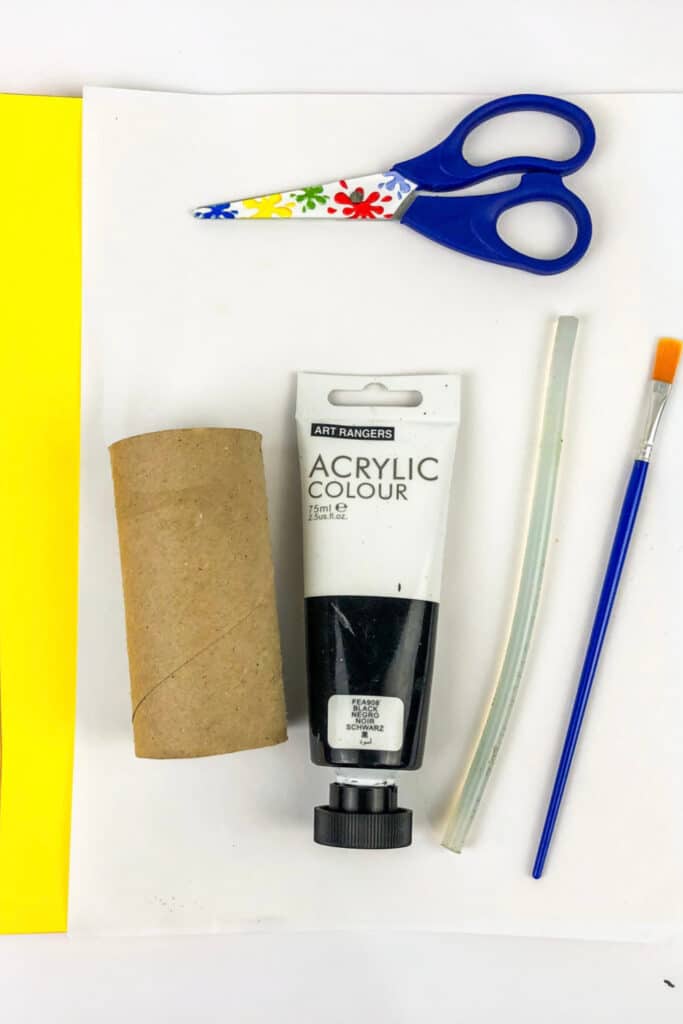 Materials needed to make DIY Candle for Halloween