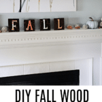 DIY Fall Wood Block letters 1