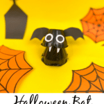 DIY Halloween Bat Made from Egg Carton