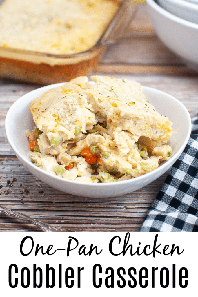 One Pan Chicken Cobbler Casserole recipe