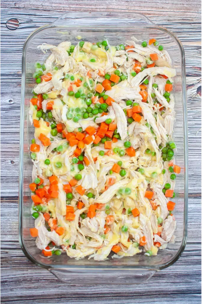 adding ingredients to baking pan