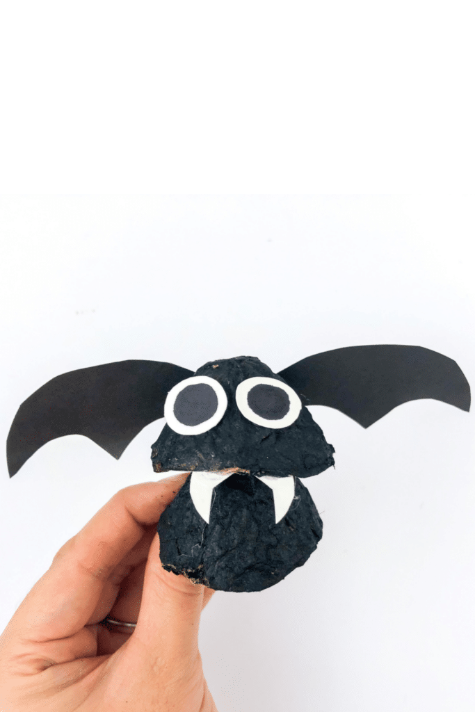 completed bat on white background