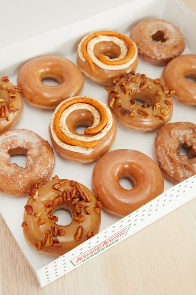 krispy kreme donuts in box