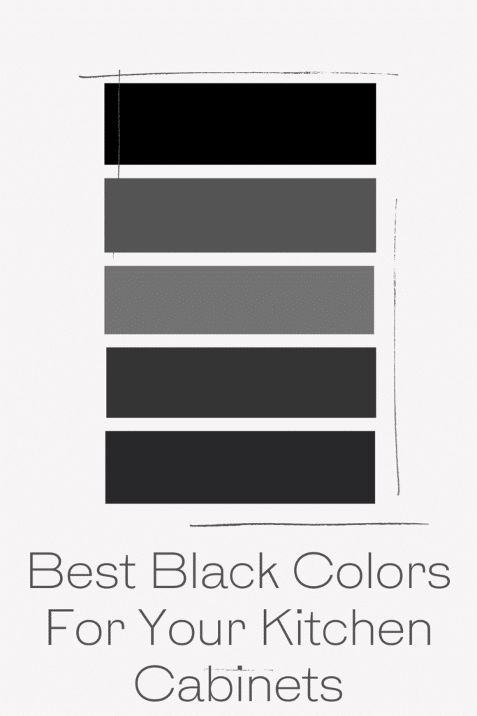 Best Black Colors for Your Kitchen Cabinets