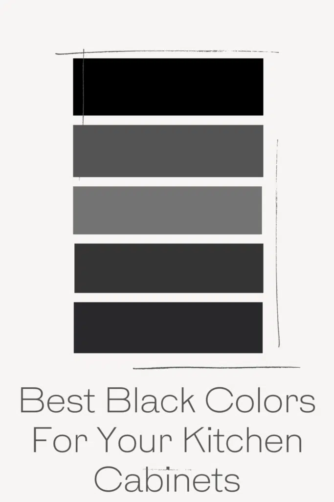 2024 Best Black Paint Colors for Kitchen Cabinets