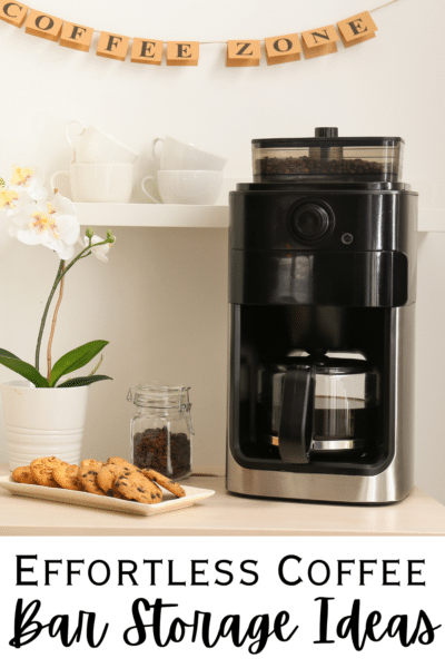 Effortless Coffee Bar Storage Ideas 1