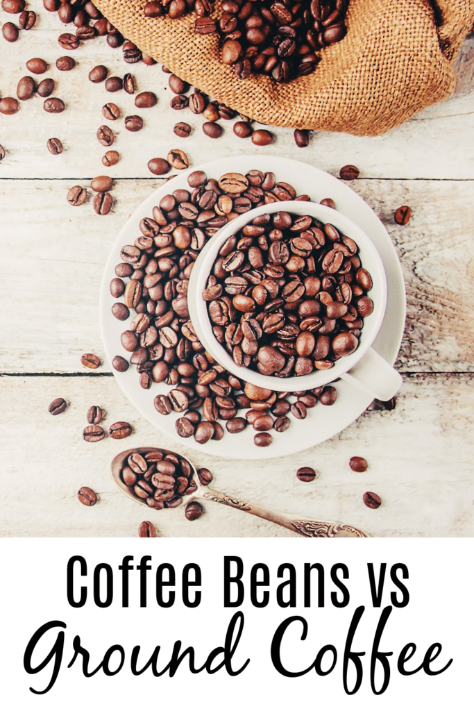 coffee beans vs ground coffee 1