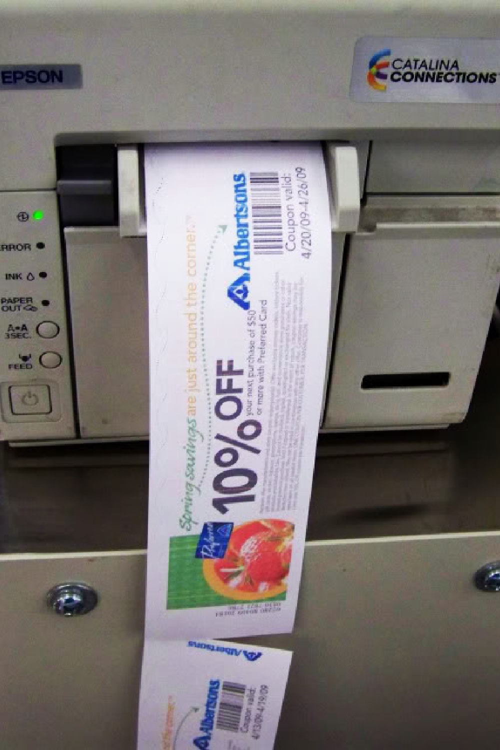 catalina coupon machine