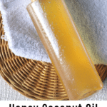 Honey Coconut Oil Face Cleaners with soft washcloth