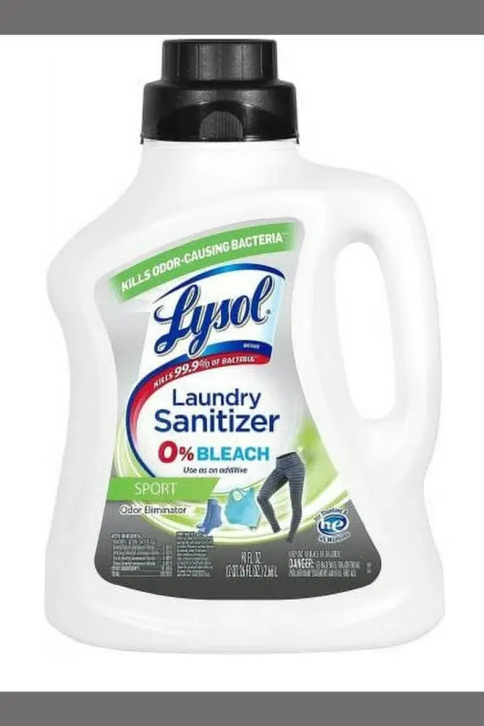 Lysol Laundry Sanitizer - best detergent for gym clothes