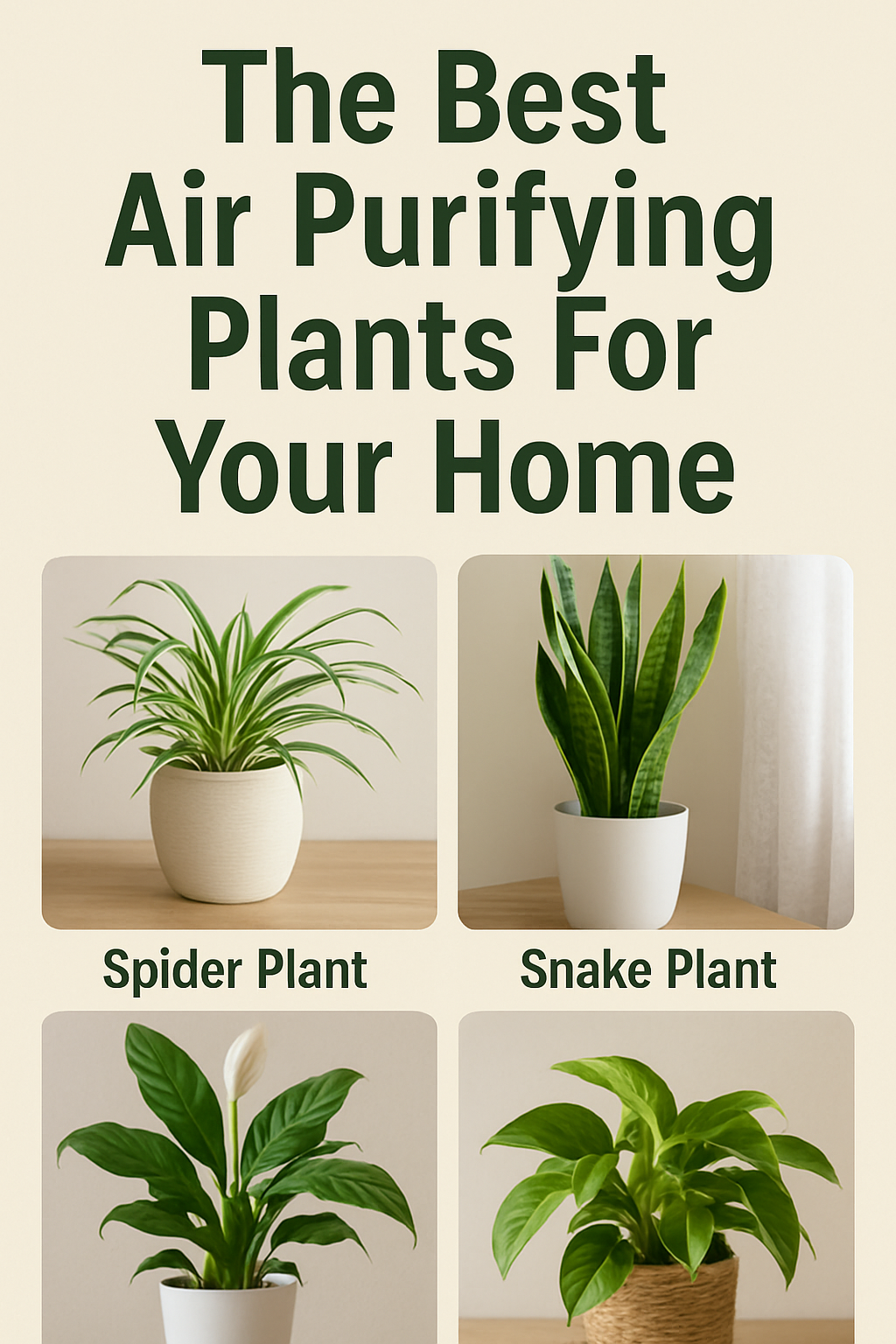 Best air purifyng plants for your home