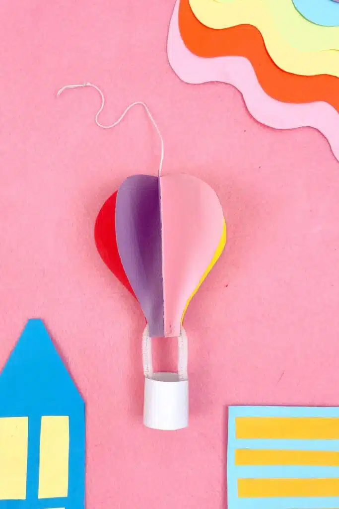 Hot air balloon craft from Two Kids and a coupon