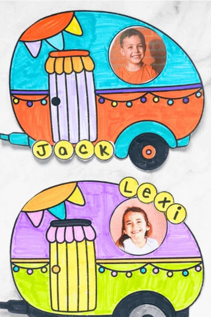 camp name craft summer craft for kids