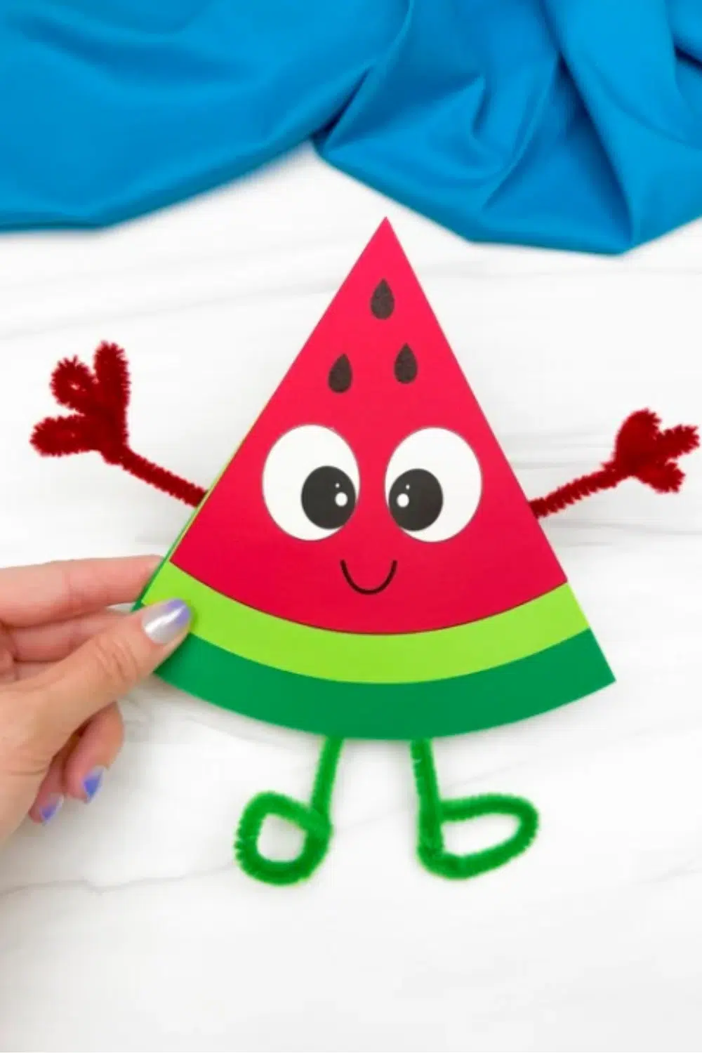 watermelon paper craft from simple every day mom