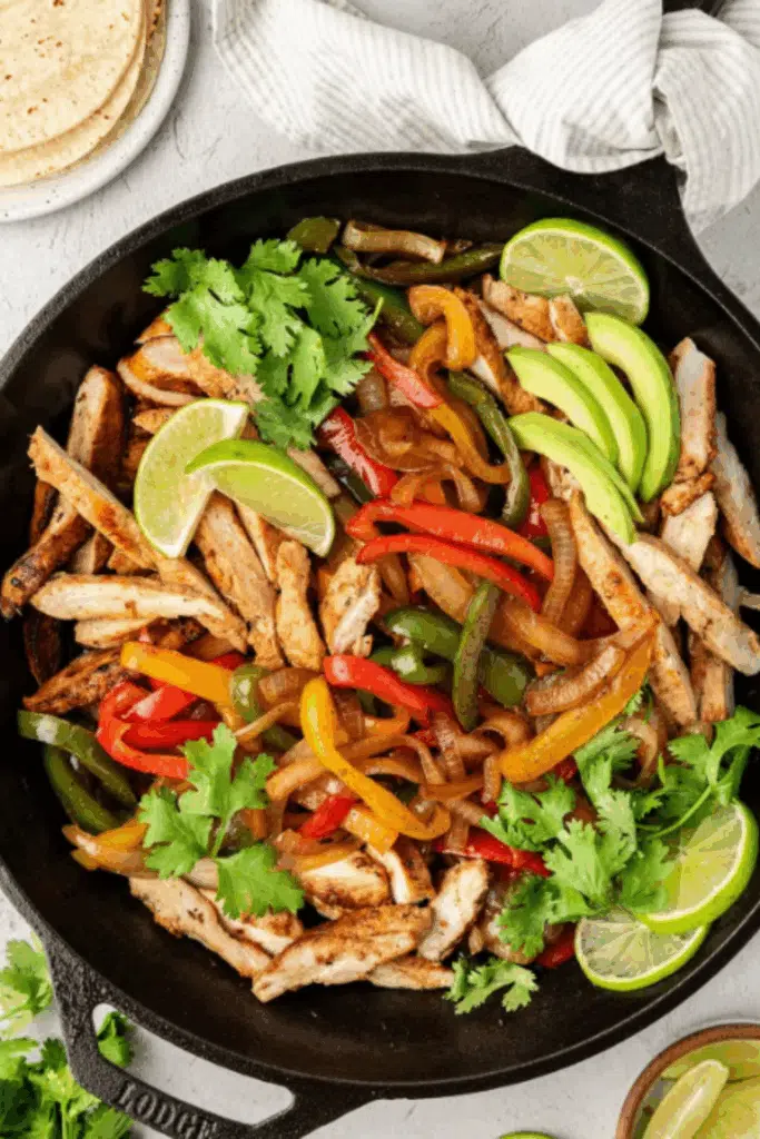 chicken fajitas from my tex mex