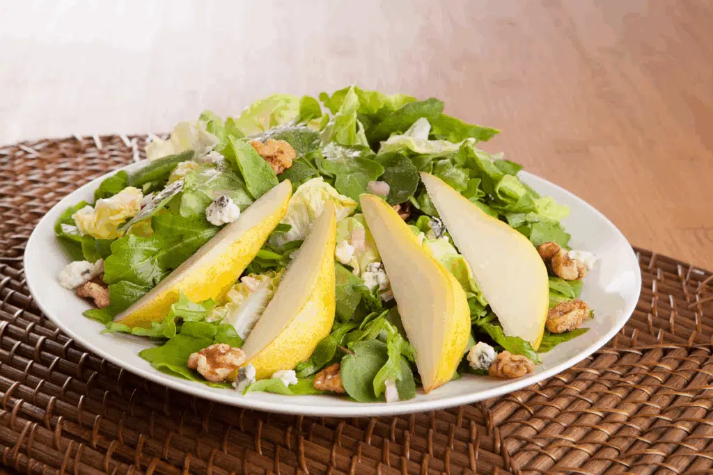 Pear Walnut Salad Photo Credit Canva Pro Stock Image