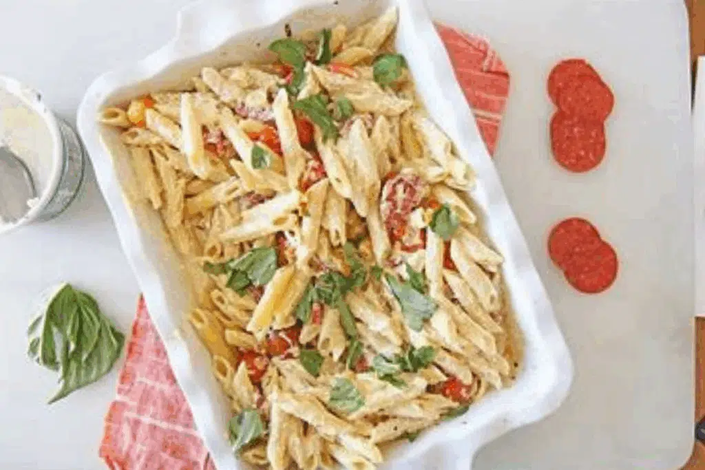 Baked feta Photo Credit Chop Happy