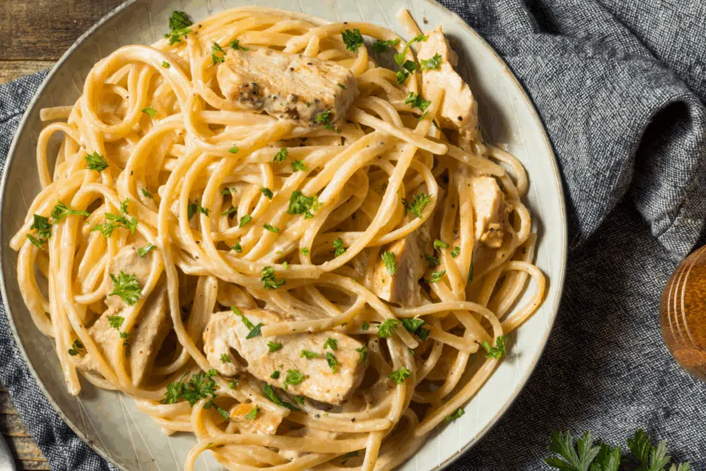 Chicken Alfredo Photo Credit Canva Pro Stock Image