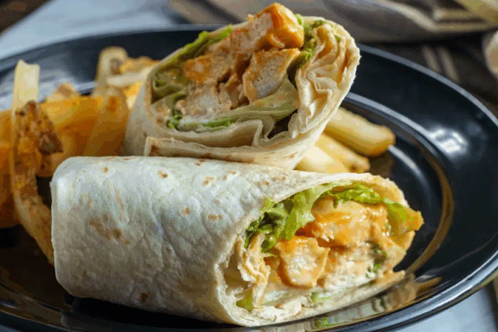 Chicken Cesear Wrap Photo Credit Canva Pro Stock Image