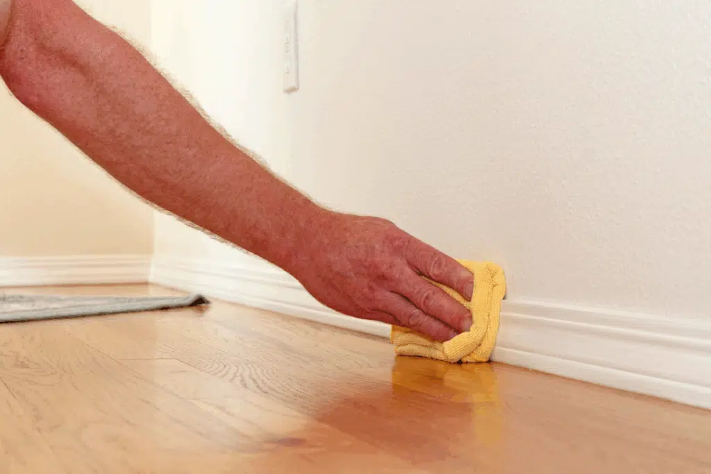 Cleaning Baseboards Photo Credit Canva Pro Stock Image